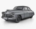 Mercury Eight Coupe 1949 3D模型 wire render