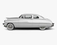 Mercury Eight Coupe 1949 Modello 3D vista laterale