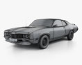 Mercury Montego Coupe 1970 3D-Modell wire render