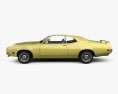 Mercury Montego Coupe 1970 3D 모델  side view