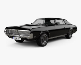 Mercury Cougar XR-7 1969 3D model