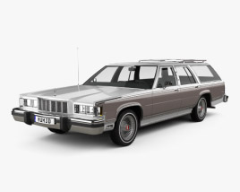 Mercury Marquis Colony Park 1981 3D model