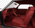 Mercury Cougar XR-7 com interior 1969 Modelo 3d assentos