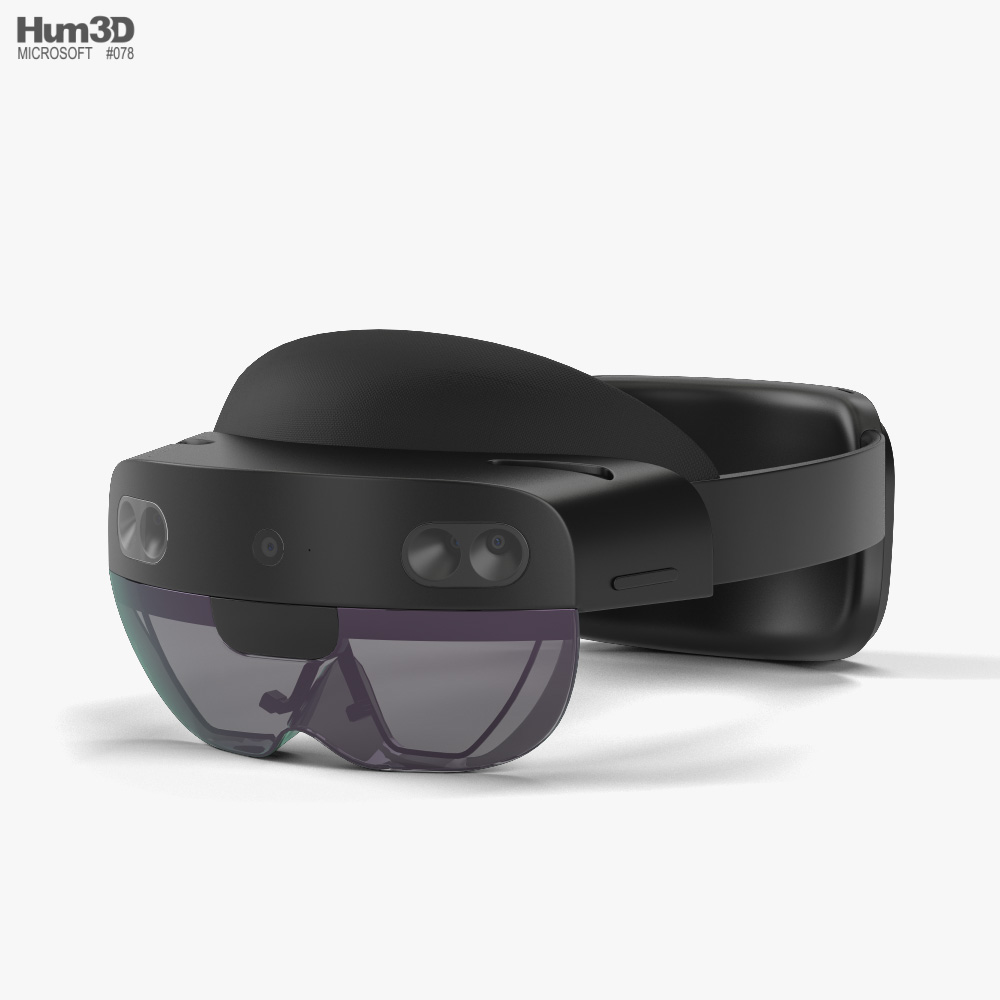 Microsoft HoloLens 2 3D model