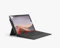 Microsoft Surface Pro 7 Black 3D 모델 