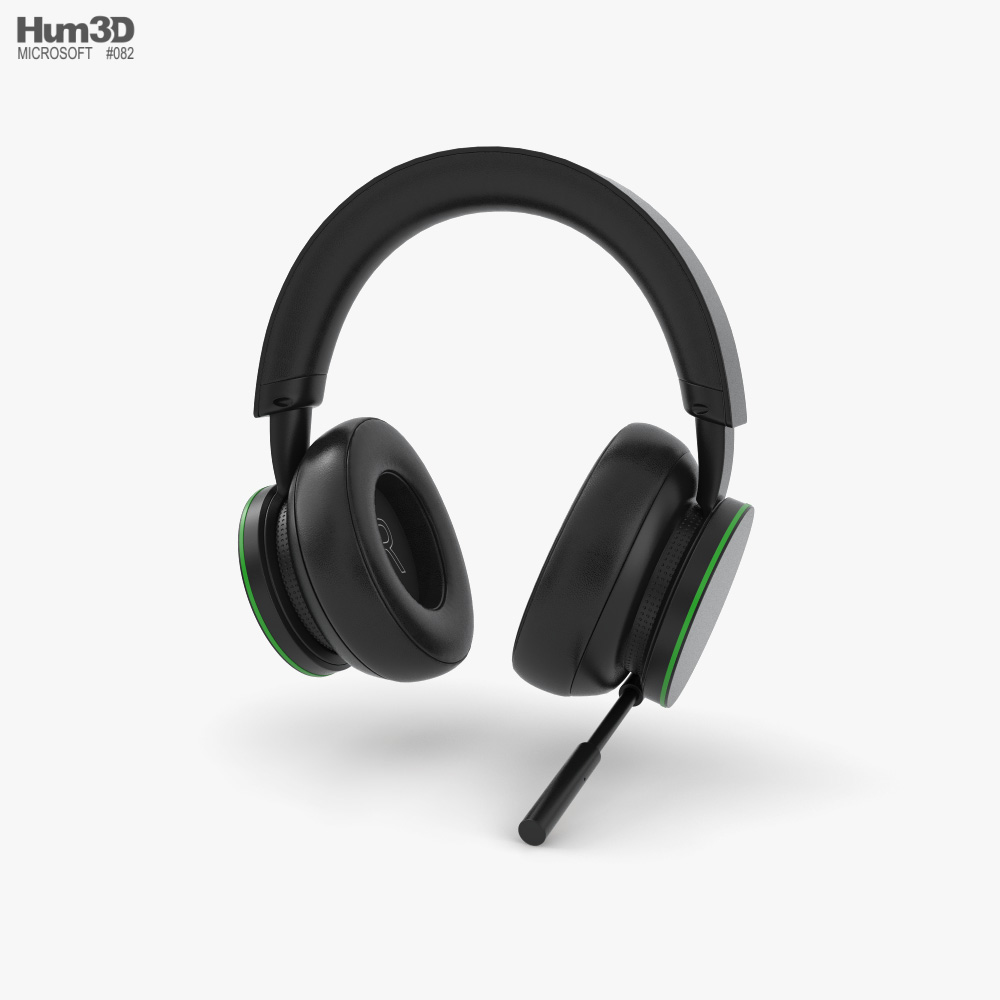 Microsoft Xbox Wireless Headset Modello 3D