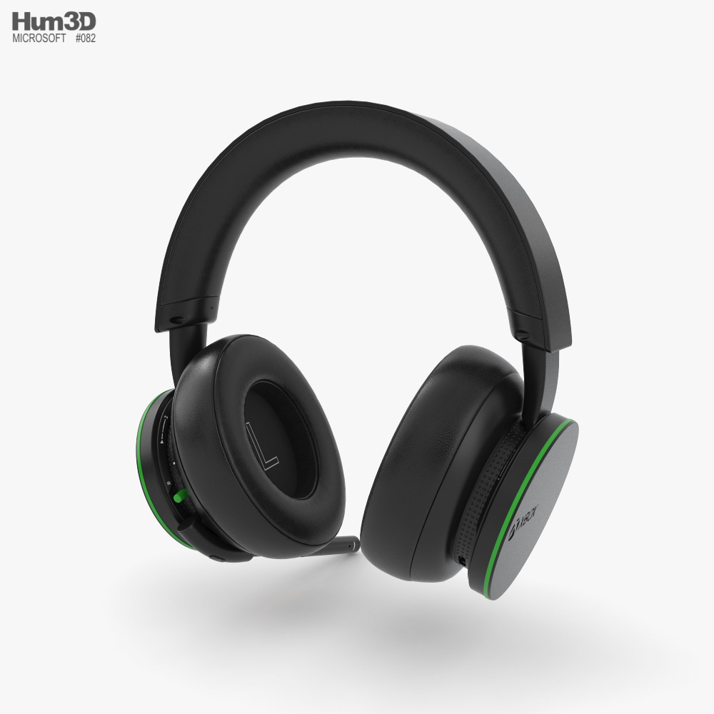 Microsoft Xbox Wireless Headset 3D模型
