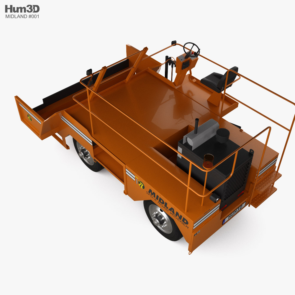 Midland SPD6 Road Widener 2022 3D model Vehicles on Hum3D