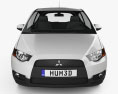 Mitsubishi Colt трьохдверний 2013 3D модель front view