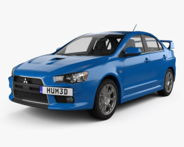 Mitsubishi Lancer Evolution X 2014 3D model
