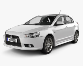 Mitsubishi Lancer Sportback 2014 3D model