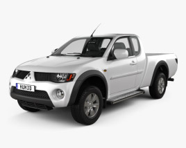 Mitsubishi L200 Triton Club Cab 2013 3D model