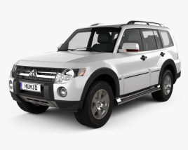 Mitsubishi Pajero Wagon 5-door 2012 3D model