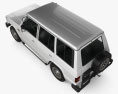 Mitsubishi Pajero (Montero) Wagon 1991 3D-Modell Draufsicht