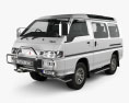 Mitsubishi Delica Star Wagon 4WD 1986 Modello 3D