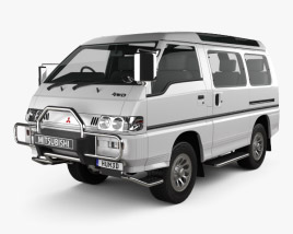 Mitsubishi Delica Star Wagon 4WD 1986 3D模型