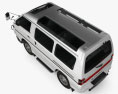 Mitsubishi Delica Star Wagon 4WD 1986 3D-Modell Draufsicht