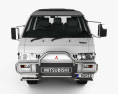 Mitsubishi Delica Star Wagon 4WD 1986 Modello 3D vista frontale