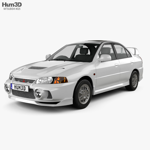 Mitsubishi Lancer Evolution 1998 3D model