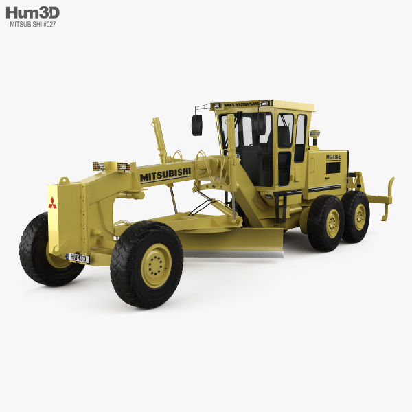 Mitsubishi MG430 E Grader 1992 3D model