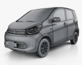 Mitsubishi eK Wagon 2016 3D-Modell wire render