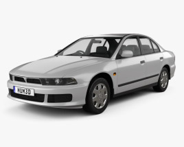 3D model of Mitsubishi Galant sedan 2003