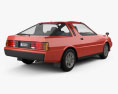 Mitsubishi Starion Turbo GSR III 1982 3Dモデル 後ろ姿