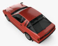Mitsubishi Starion Turbo GSR III 1982 3D模型 顶视图