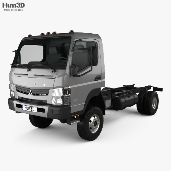 Mitsubishi Fuso Canter Fahrgestell LKW 2013 3D-Modell