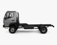 Mitsubishi Fuso Canter 섀시 트럭 2016 3D 모델  side view