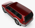 Mitsubishi Pajero Sport 2005 3D模型 顶视图