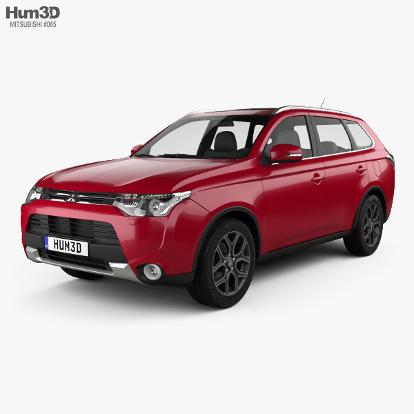 Mitsubishi Outlander 2017 3D model