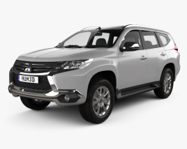 Mitsubishi Pajero Sport (TH) 2019 3D-Modell