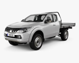 Mitsubishi Triton Club Cab Alloy Tray 2018 3D model