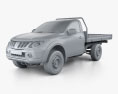 Mitsubishi Triton 单人驾驶室 Alloy Tray 2015 3D模型 clay render
