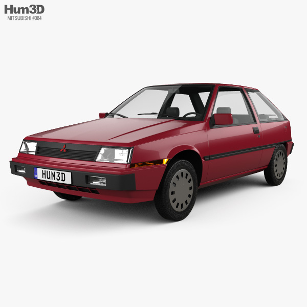 Mitsubishi Colt (Mirage) 1984 3D model