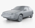 Mitsubishi Colt (Mirage) 1984 Modello 3D clay render