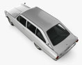 Mitsubishi Colt 1000F 3 porte 1966 Modello 3D vista dall'alto