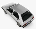 Mitsubishi Colt (Mirage) 1978 3d model top view