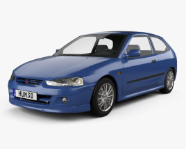Mitsubishi Colt 3 portes hatchback 1998 Modèle 3D