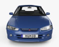 Mitsubishi Colt 3 porte hatchback 1998 Modello 3D vista frontale