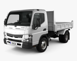 Mitsubishi Fuso Canter ティッパートラック 2010 3Dモデル