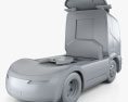 Mitsubishi Fuso Camion Trattore 2004 Modello 3D