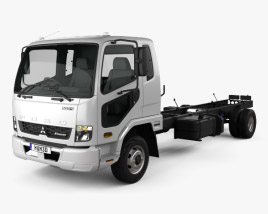 Mitsubishi Fuso Fighter (1024) Camion Châssis 2017 Modèle 3D