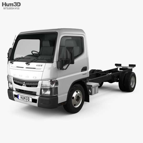 Mitsubishi Fuso Canter 515 Superlow City Cab Chassis Truck 2019 3D model