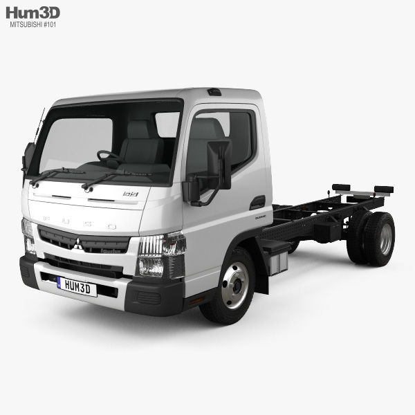 Mitsubishi Fuso Canter 515 Wide Single Cab Chassis Truck 2019 3D model
