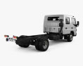 Mitsubishi Fuso Canter 815 Wide Crew Cab Chassis Truck 2019 3d model back view