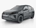 Mitsubishi Eclipse Cross 2020 3d model wire render