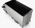 Mitsubishi Fuso Canter 515 Wide Single Cab Pantech Truck 2019 3D модель top view