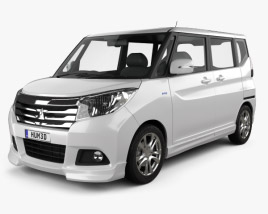 Mitsubishi Delica D2 2019 3D-Modell